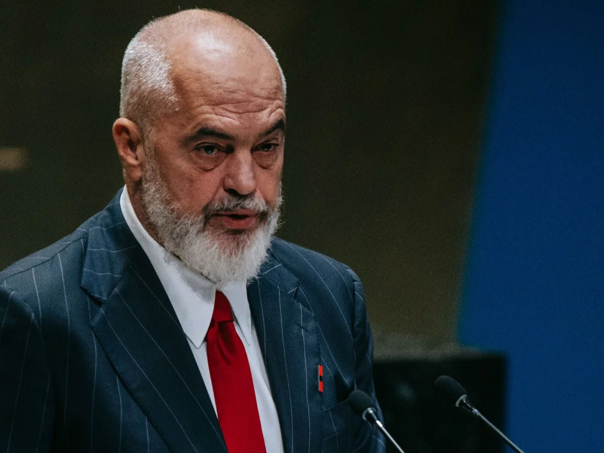 Albański premier Edi Rama