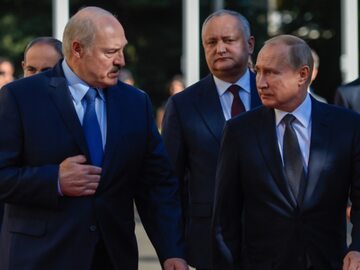 Aleksand Łukaszenka i Władimir Putin