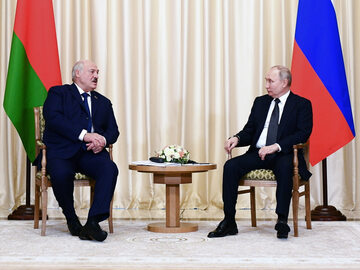 Aleksander Łukaszenka i Władimir Putin