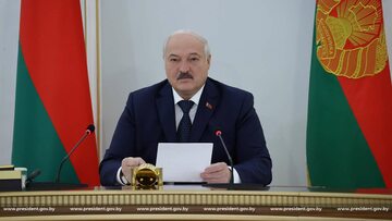 Aleksandr Łukaszenka na posiedzeniu Rady Bezpieczeństwa