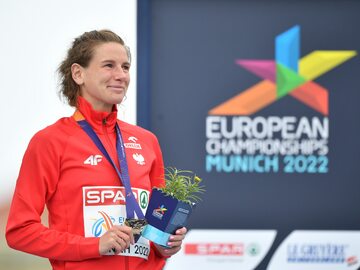 Aleksandra Lisowska, zdobywczyny złotego medalu w maratonie kobiet