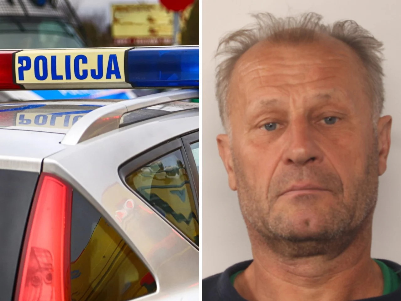 Policja opublikowała wizerunek podejrzanego 57-latka. Obława trwa