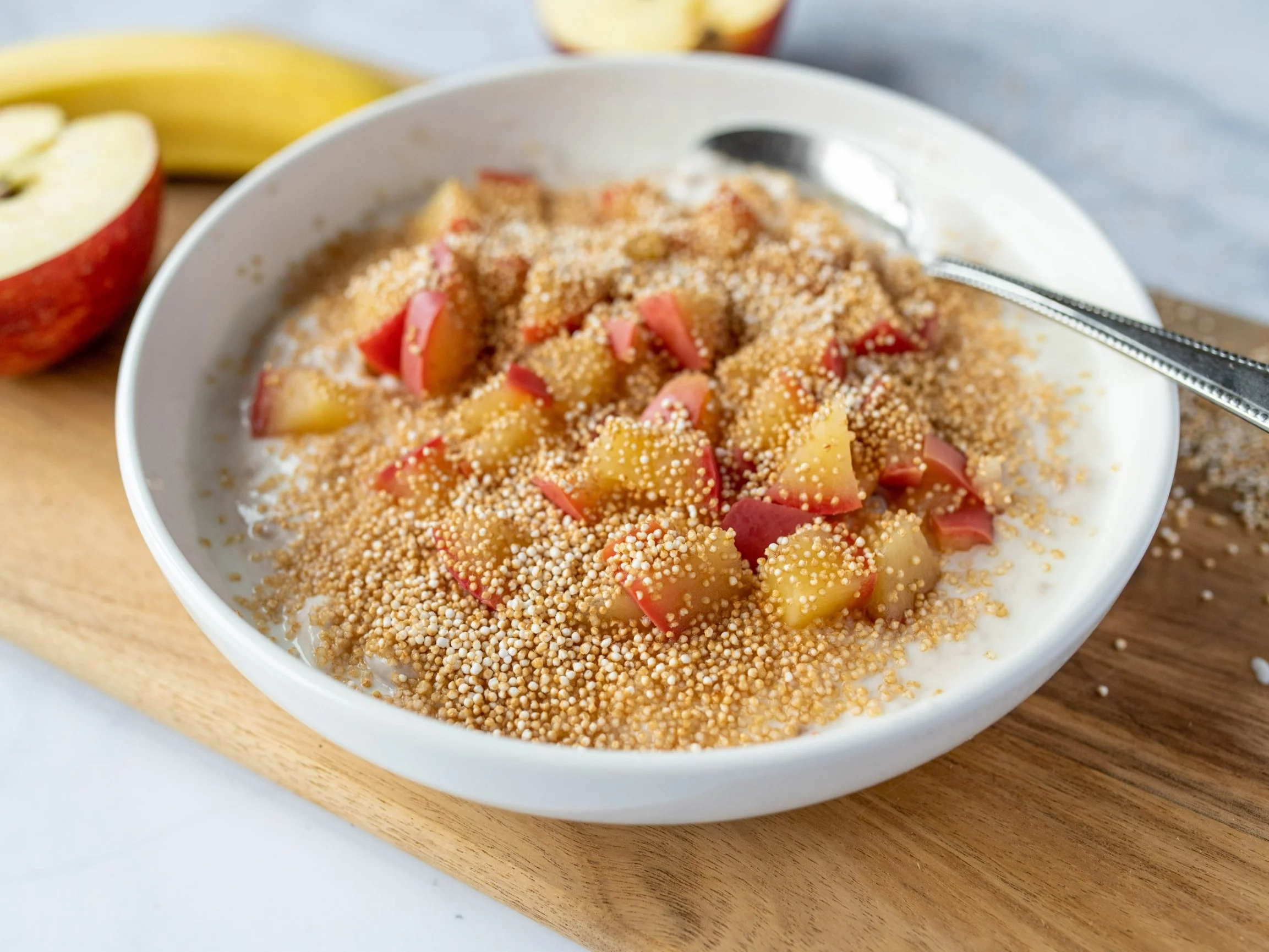 Amarantus z dodatkiem owoców