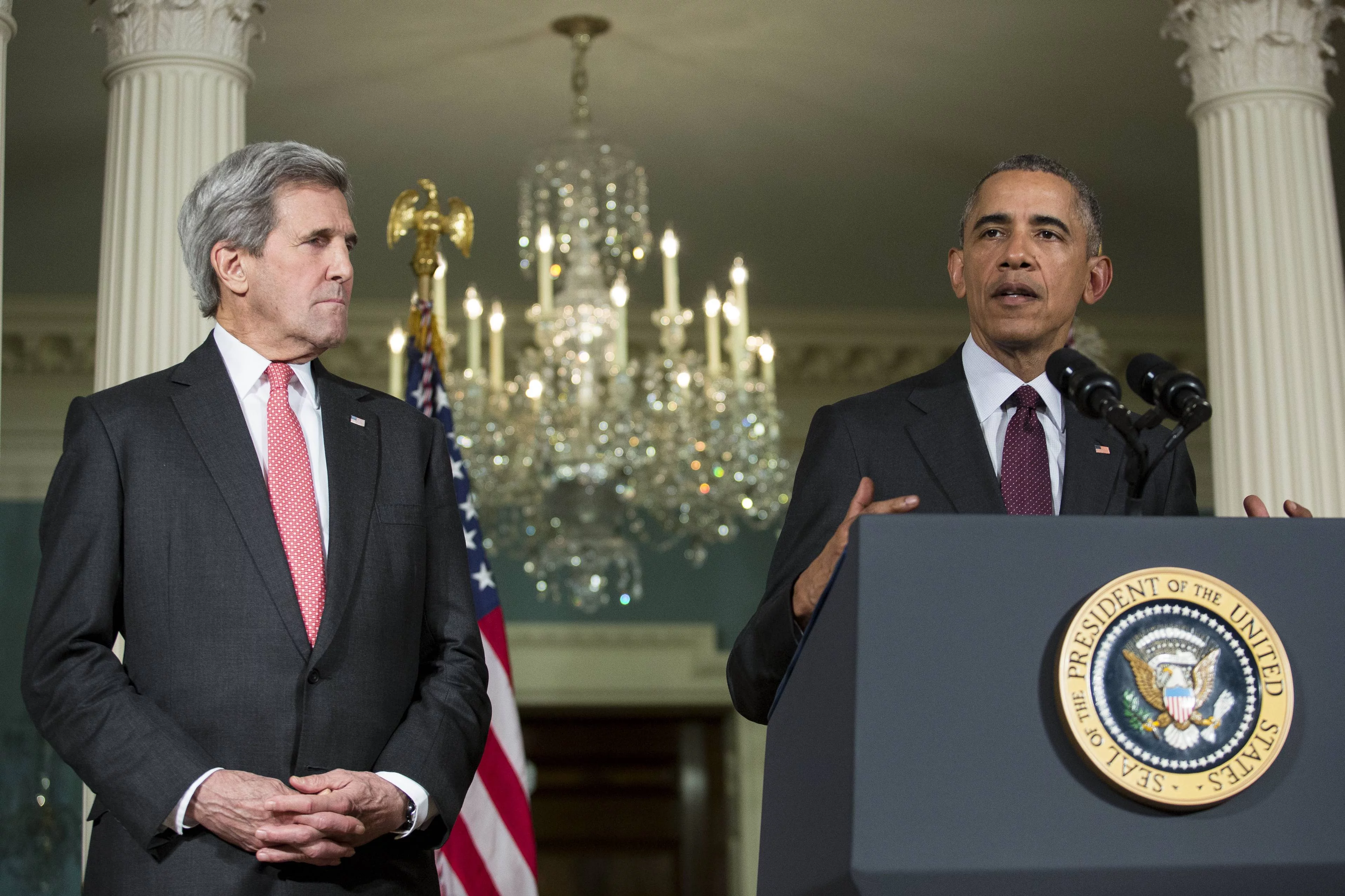 John Kerry i Barack Obama