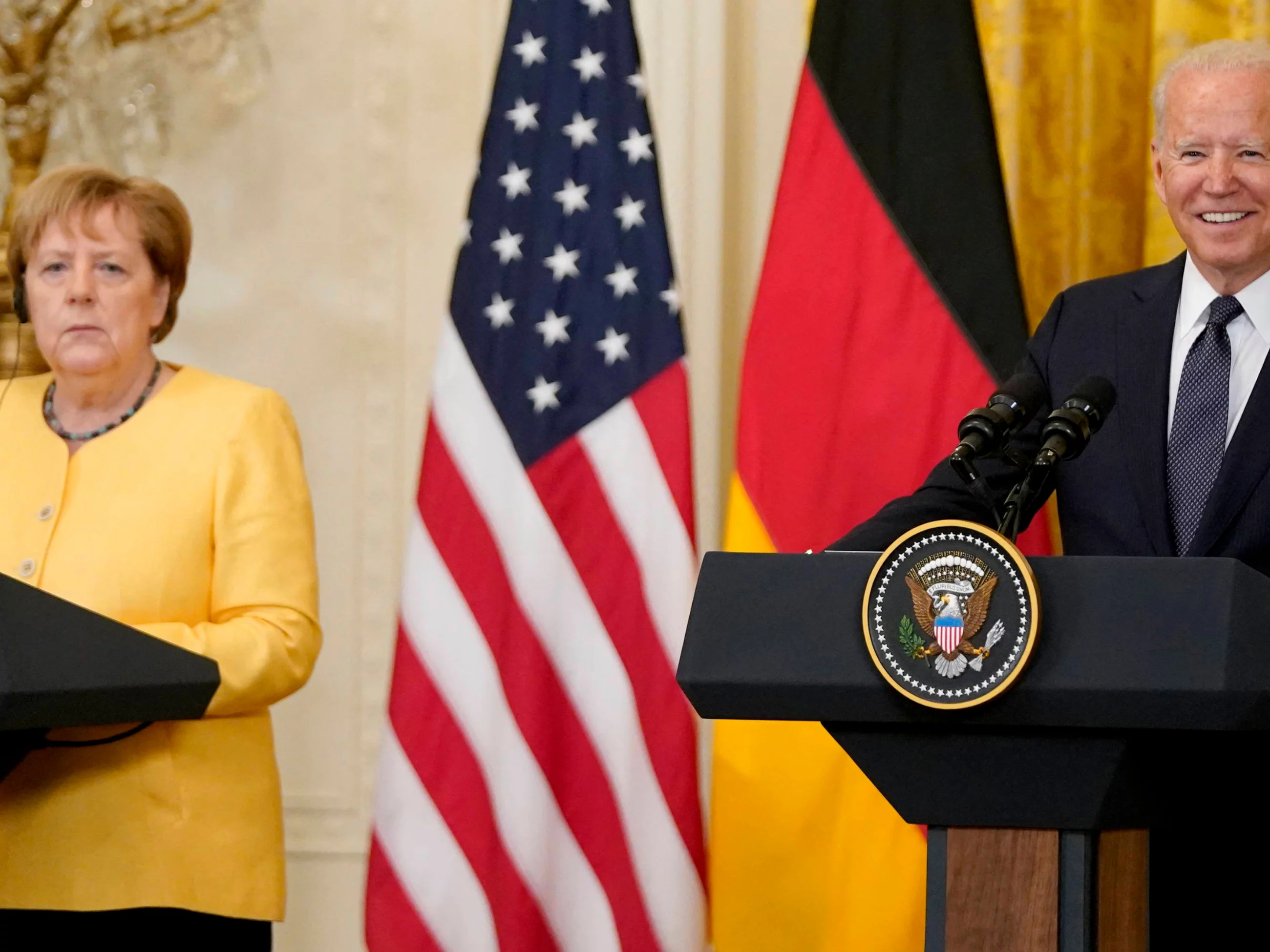 Angela Merkel i Joe Biden