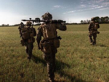 Amerykańscy żołnierze podczas ćwiczeń NATO