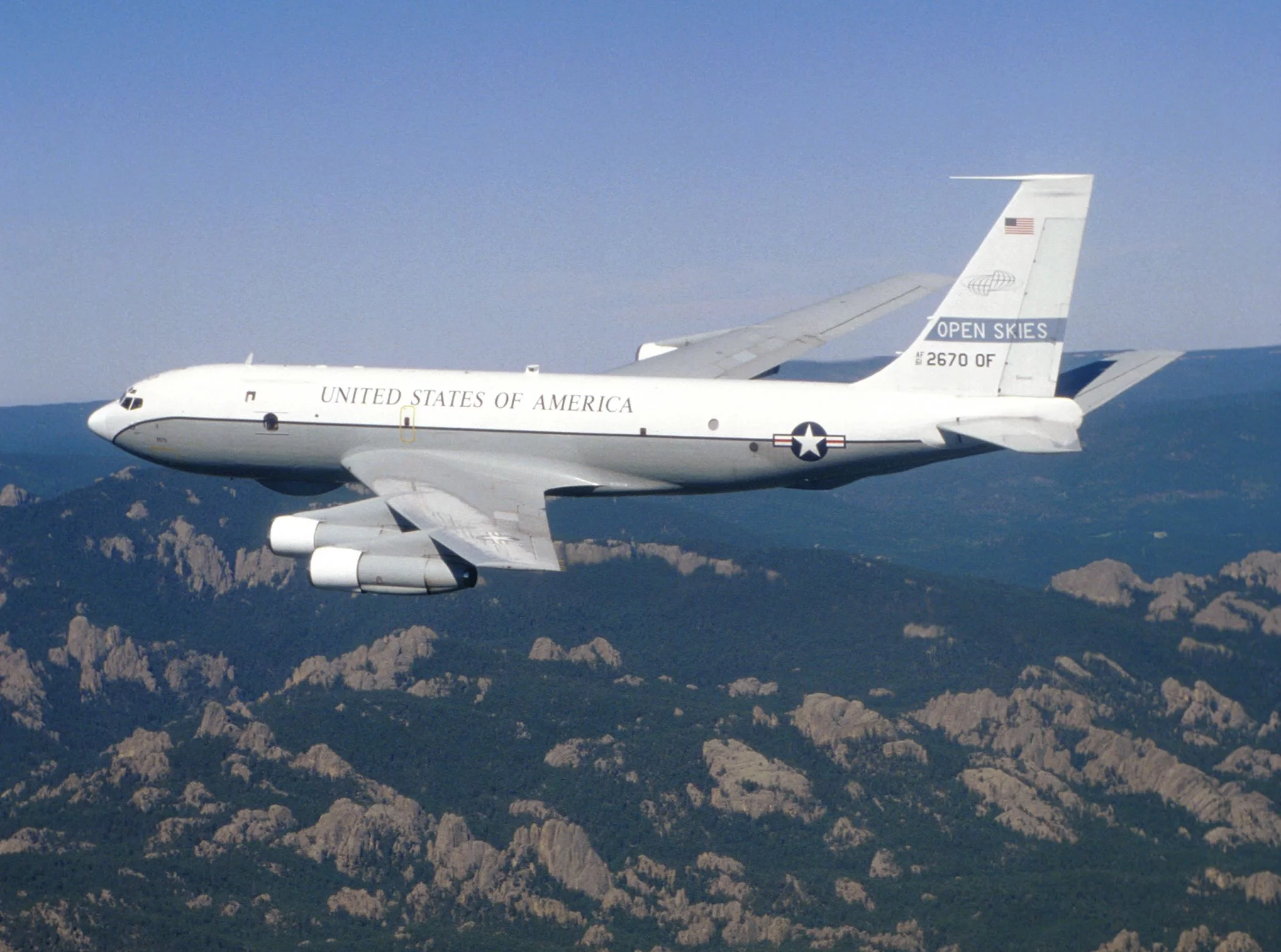 Amerykański zwiadowczy Boeing OC-135B