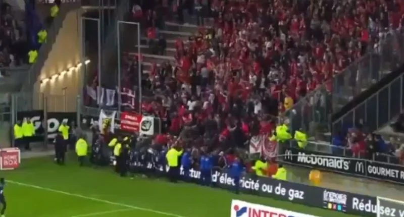 Wypadek podczas meczu Amiens z Lille