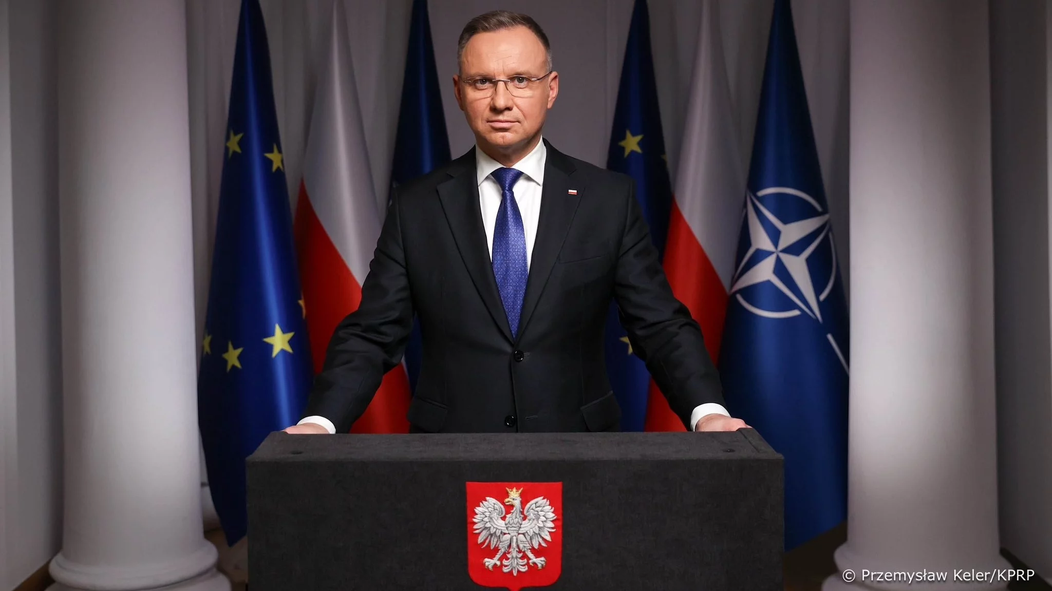 Andrzej Duda wygłasza orędzie