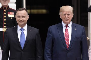 Andrzej Duda, Donald Trump