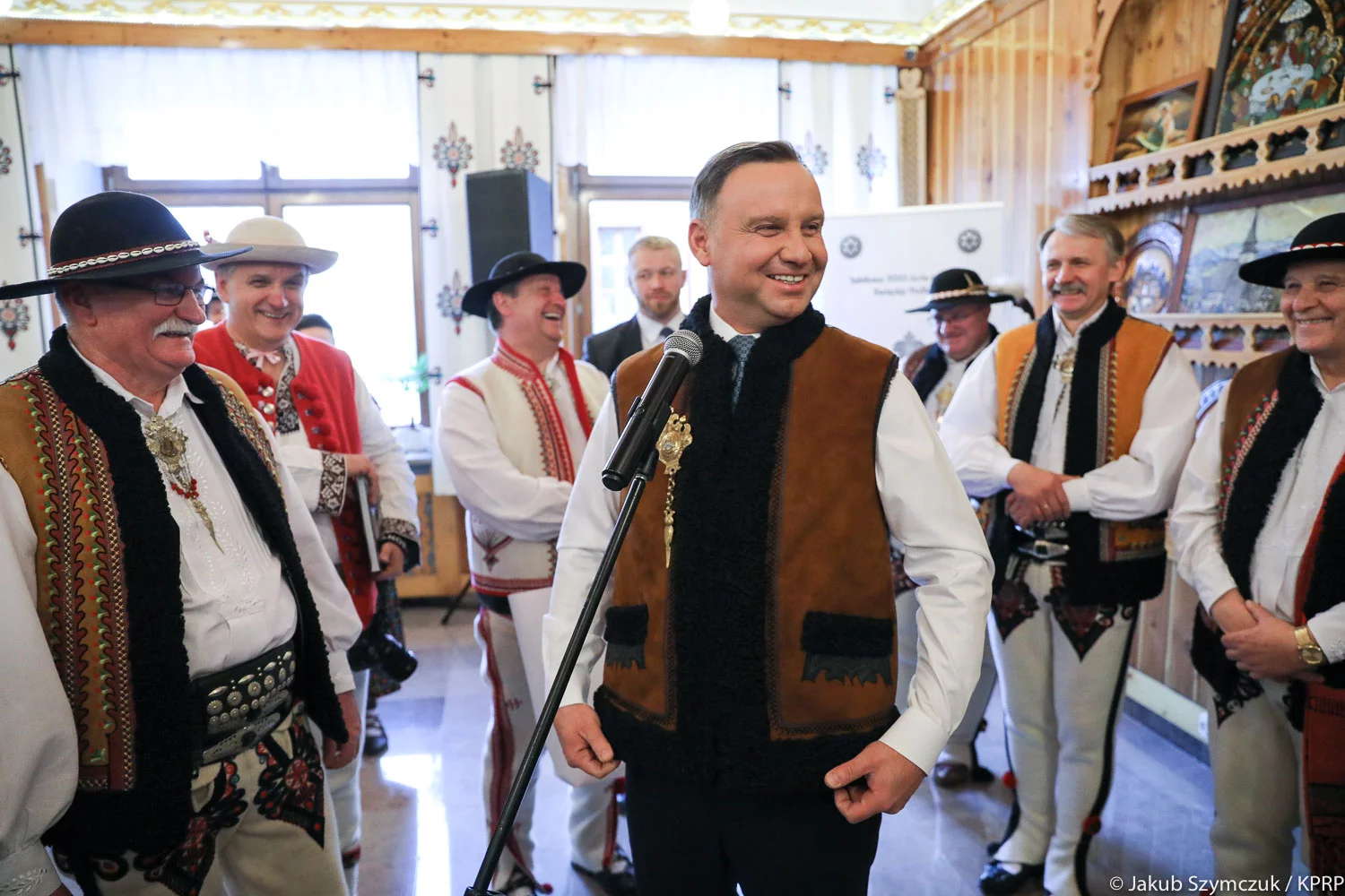 Andrzej Duda na spotkaniu z góralami