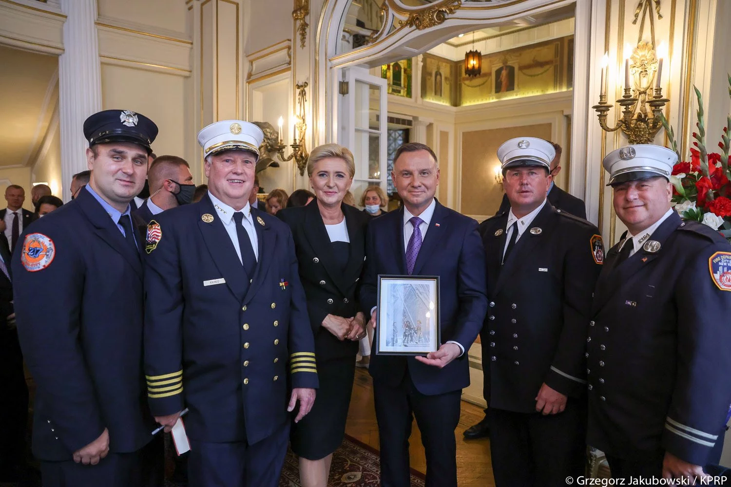 Andrzej Duda i Agata Kornhauser-Duda