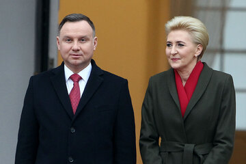 Andrzej Duda i Agata Kornhauser-Duda