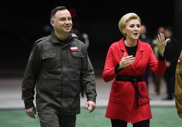 Andrzej Duda i Agata Kornhauser-Duda