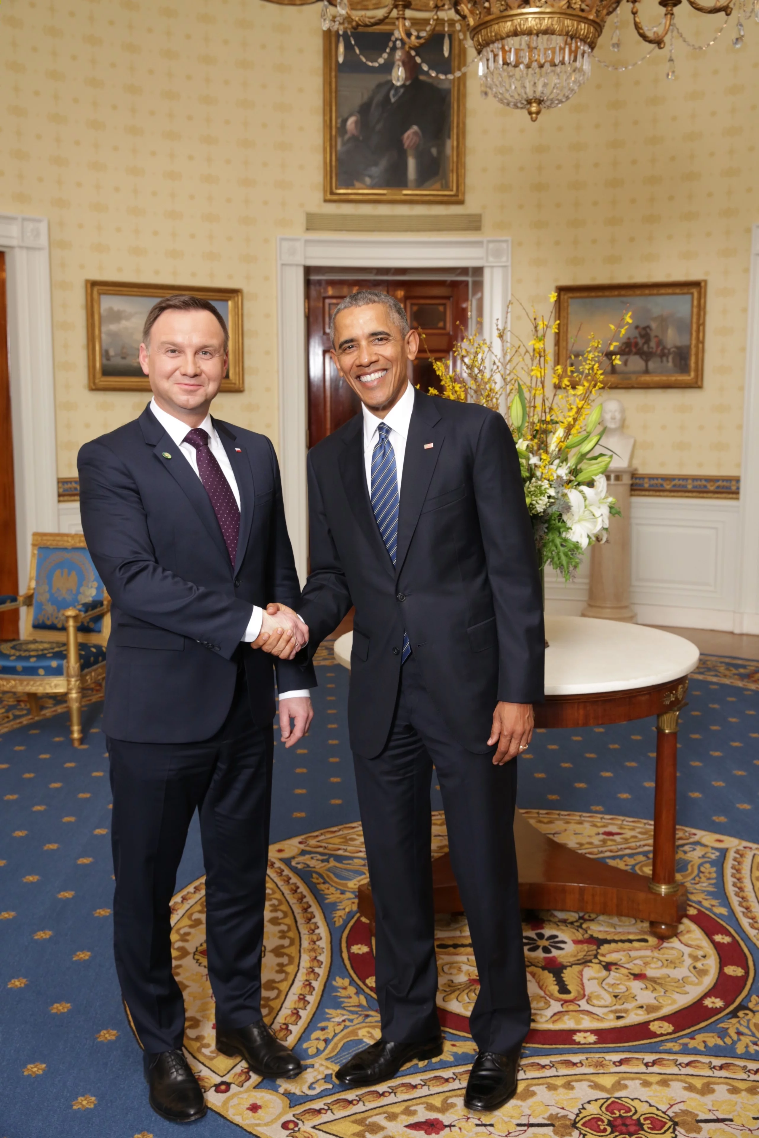 Andrzej Duda i Barack Obama