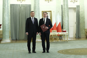 Andrzej Duda i Cezary Kochalski