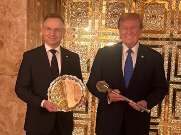 Andrzej Duda i Donald Trump w Trump Tower