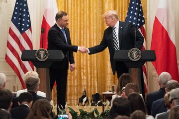 Andrzej Duda i Donald Trump