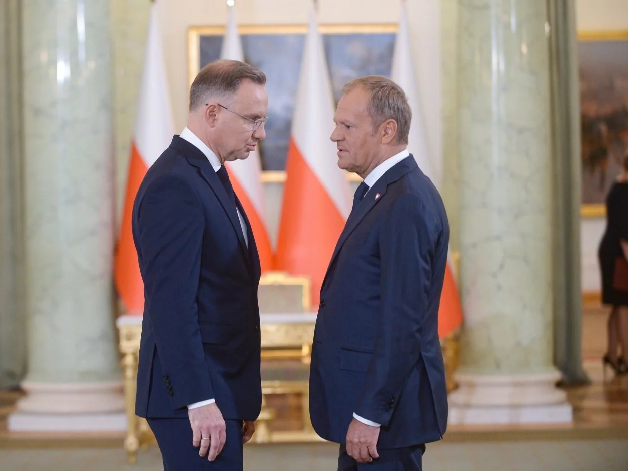 Andrzej Duda i Donald Tusk