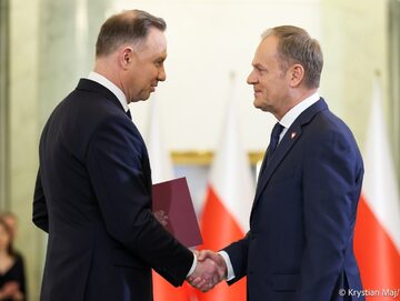 Andrzej Duda i Donald Tusk
