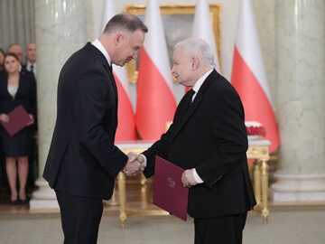 Andrzej Duda i Jarosław Kaczyński
