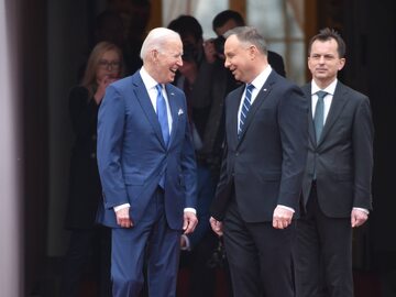 Andrzej Duda i Joe Biden