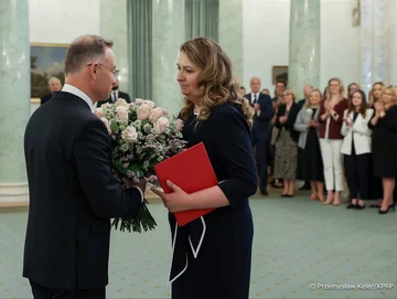 Andrzej Duda i Małgorzata Paprocka