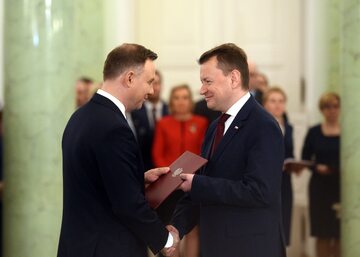 Andrzej Duda i Mariusz Błaszczak