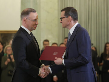 Andrzej Duda i Mateusz Morawiecki