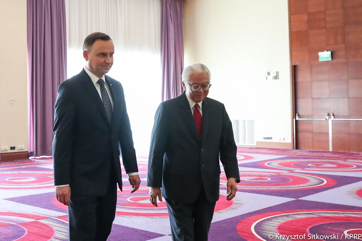 Andrzej Duda i Tony Tan Keng Yam