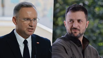 Andrzej Duda i Wołodymyr Zełenski