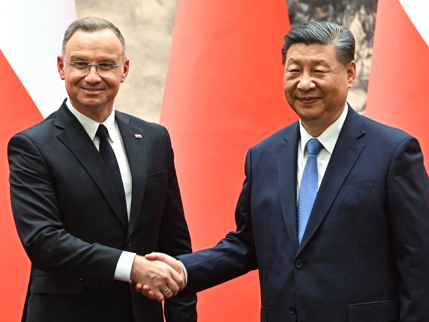 Andrzej Duda i Xi Jinping