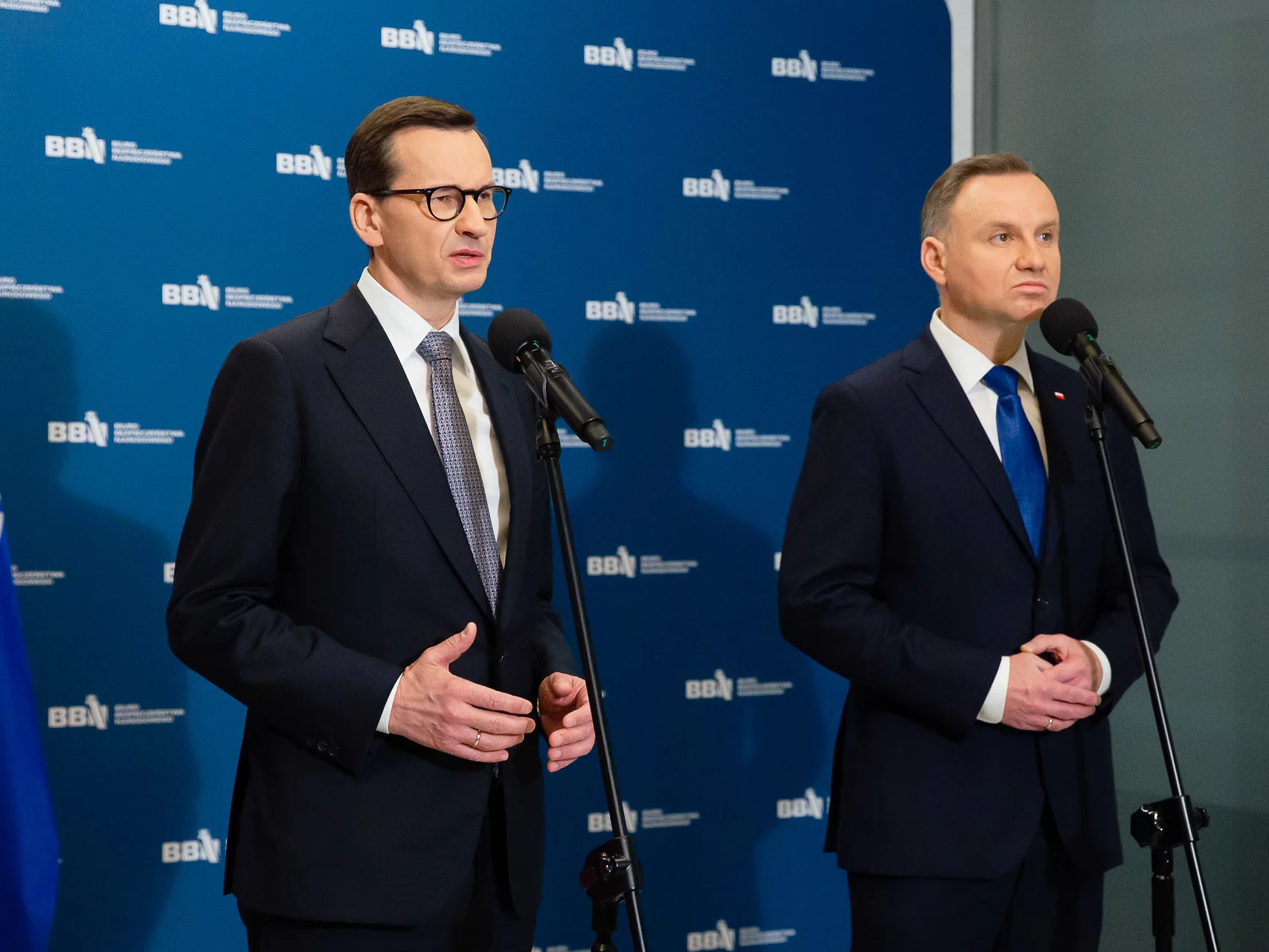 Mateusz Morawiecki i Andrzej Duda