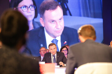 Andrzej Duda na konferencji w Dubrowniku