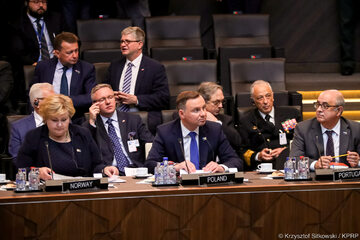 Andrzej Duda na szczycie NATO w Brukseli