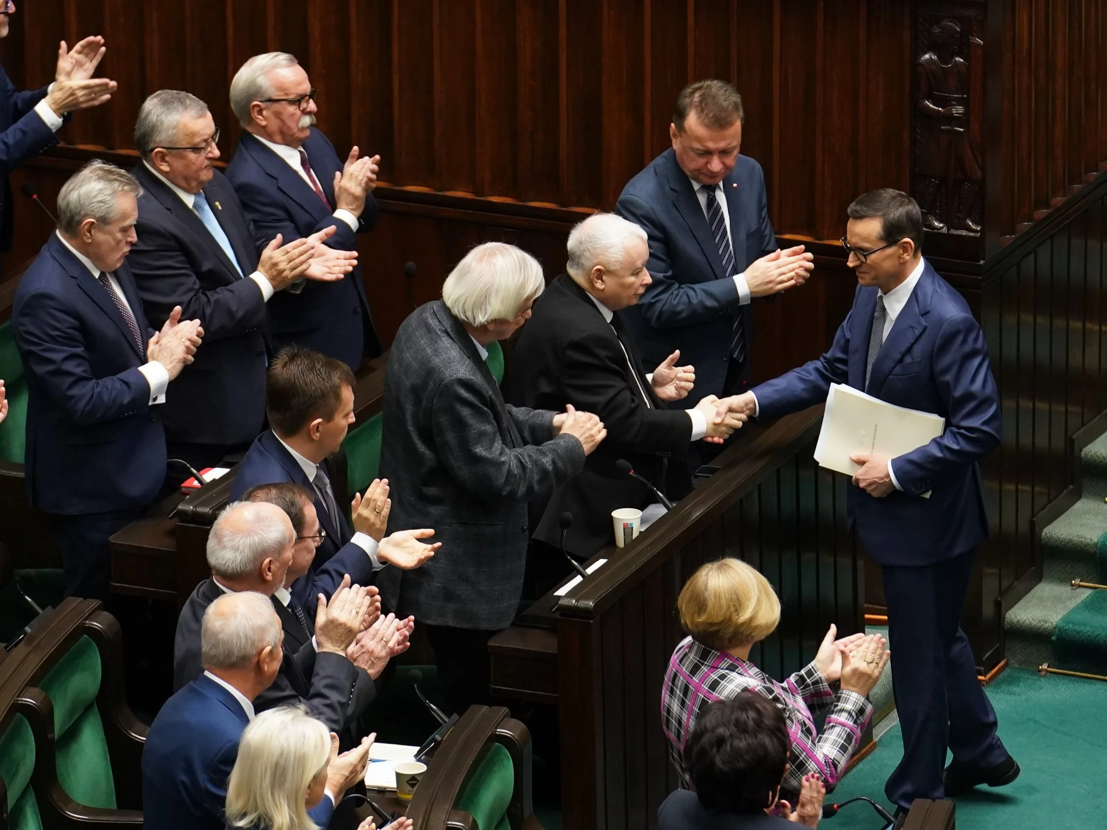 Mateusz Morawiecki i Jarosław Kaczyński