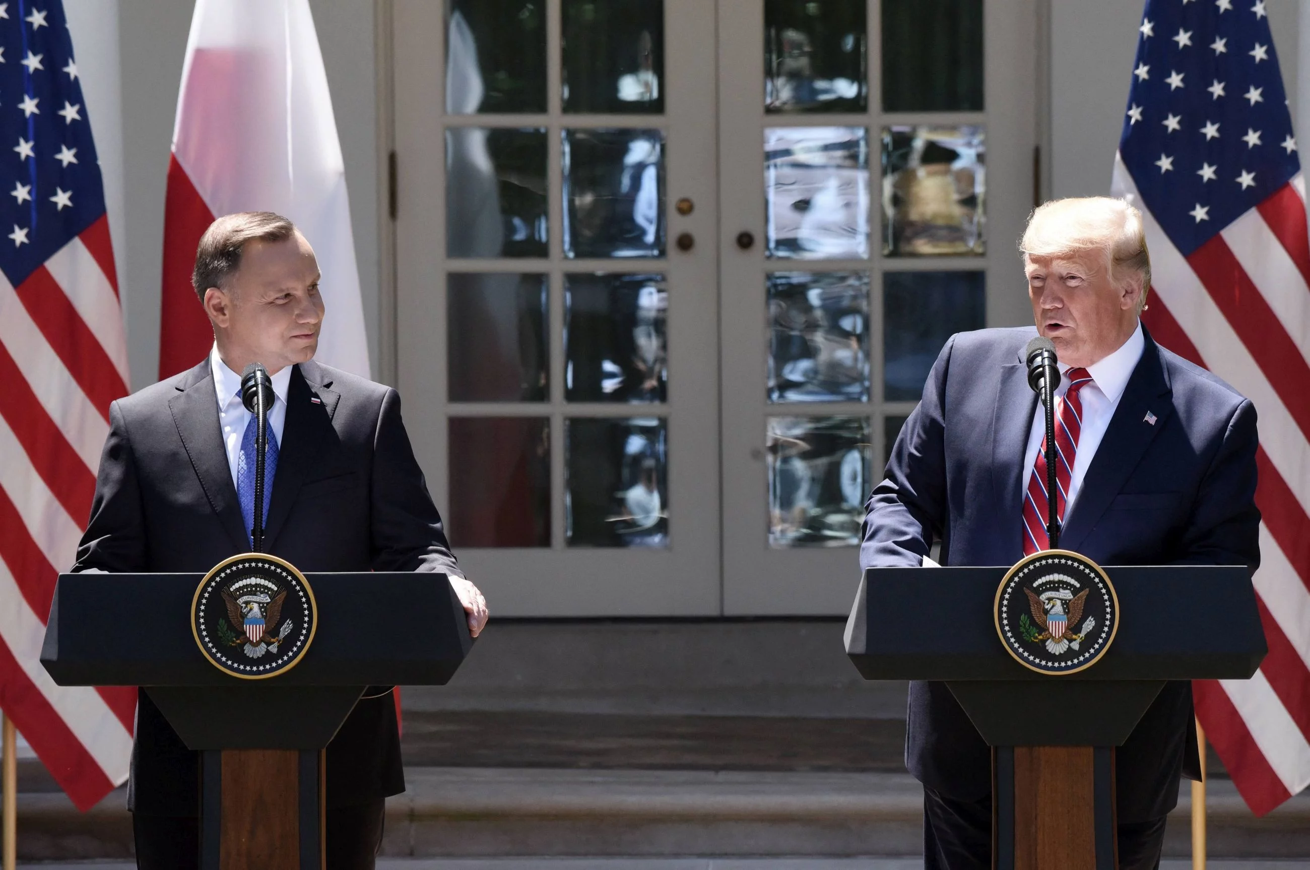 Andrzej Duda i Donald Trump