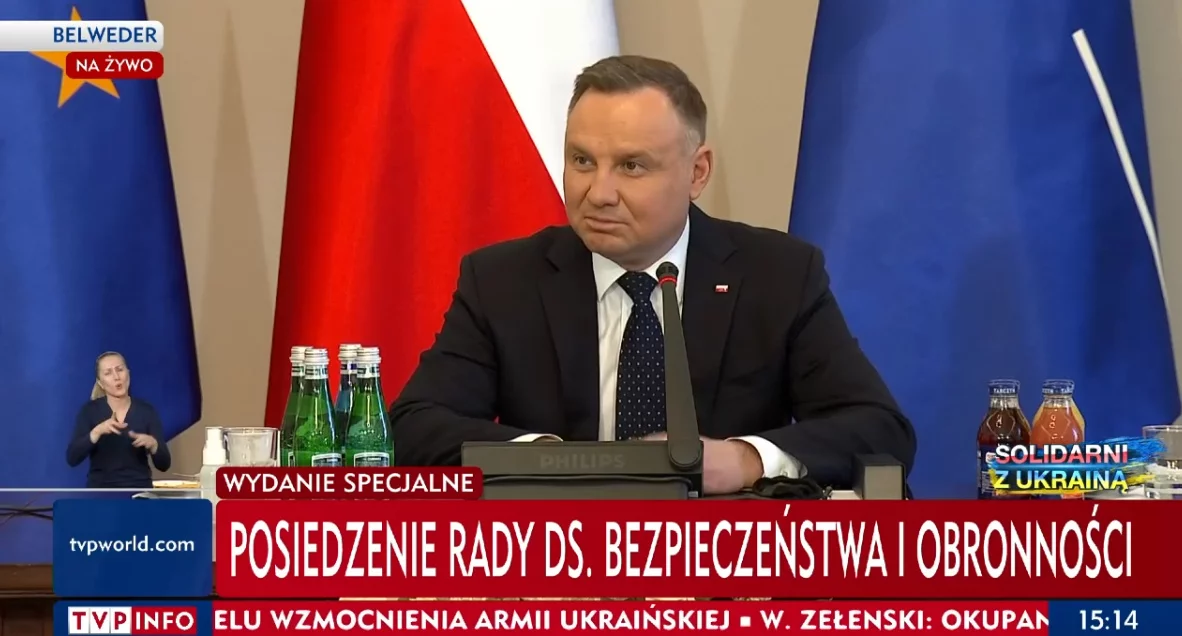 Posiedzenie Rady ds. Bezpieczeństwa i Obronności