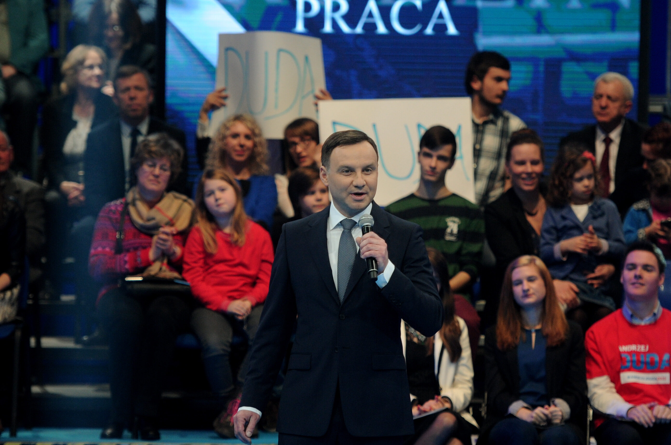 Andrzej Duda podczas kampanii wyborczej