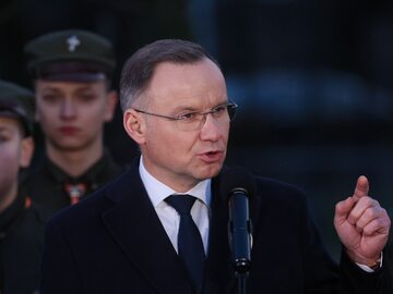 Andrzej Duda podczas obchodów Narodowego Dnia Pamięci Żołnierzy Wyklętych