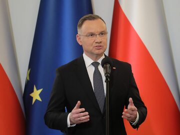 Andrzej Duda podczas uroczystości powołania i zaprzysiężenia Rady Ministrów