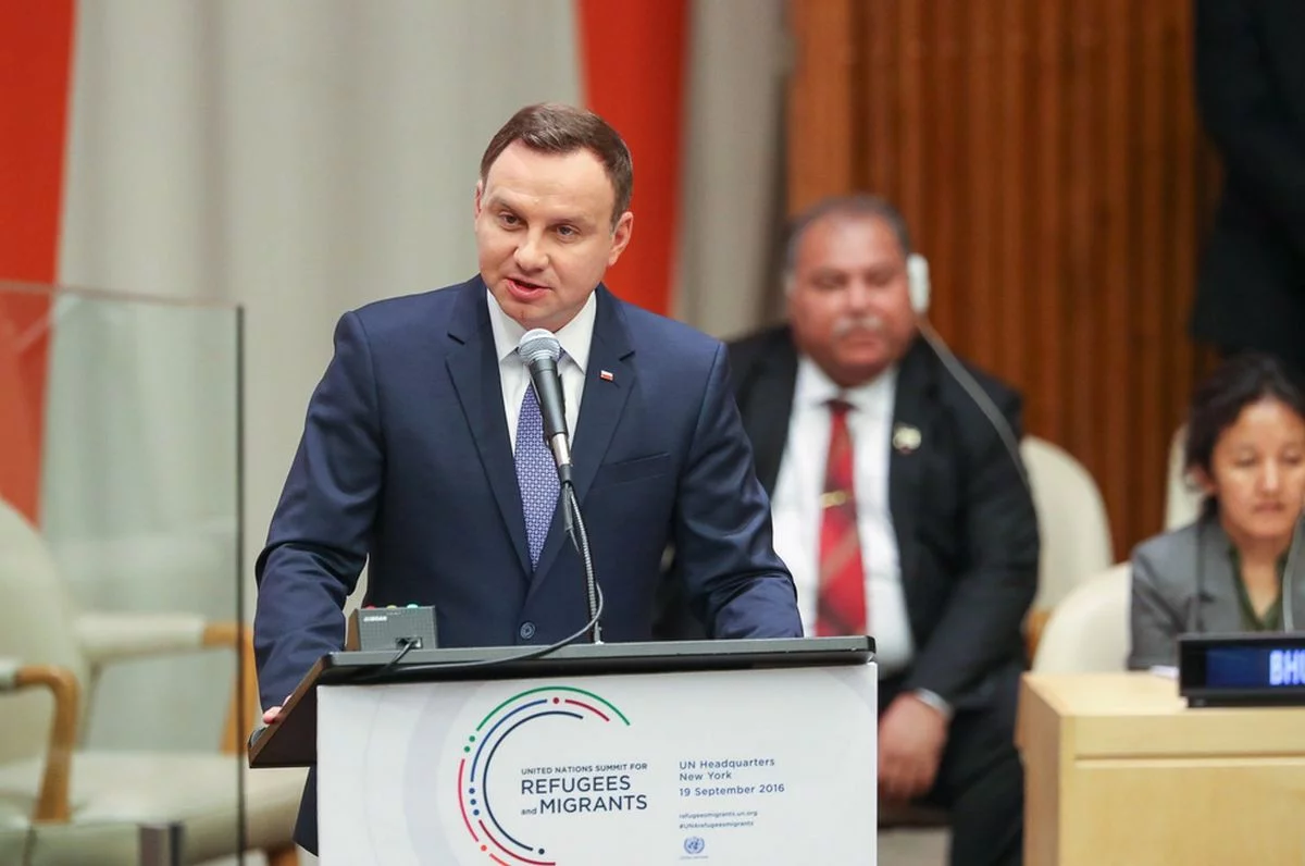 Andrzej Duda przemawia na forum ONZ