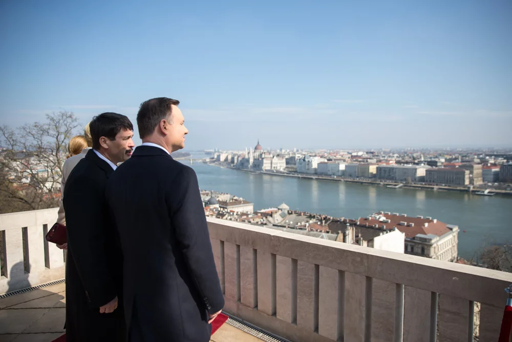 Andrzej Duda w Budapeszcie