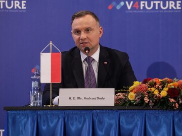 Andrzej Duda w Bratysławie