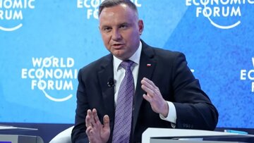 Andrzej Duda w Davos