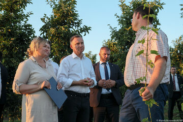 Andrzej Duda w gminie Wilków