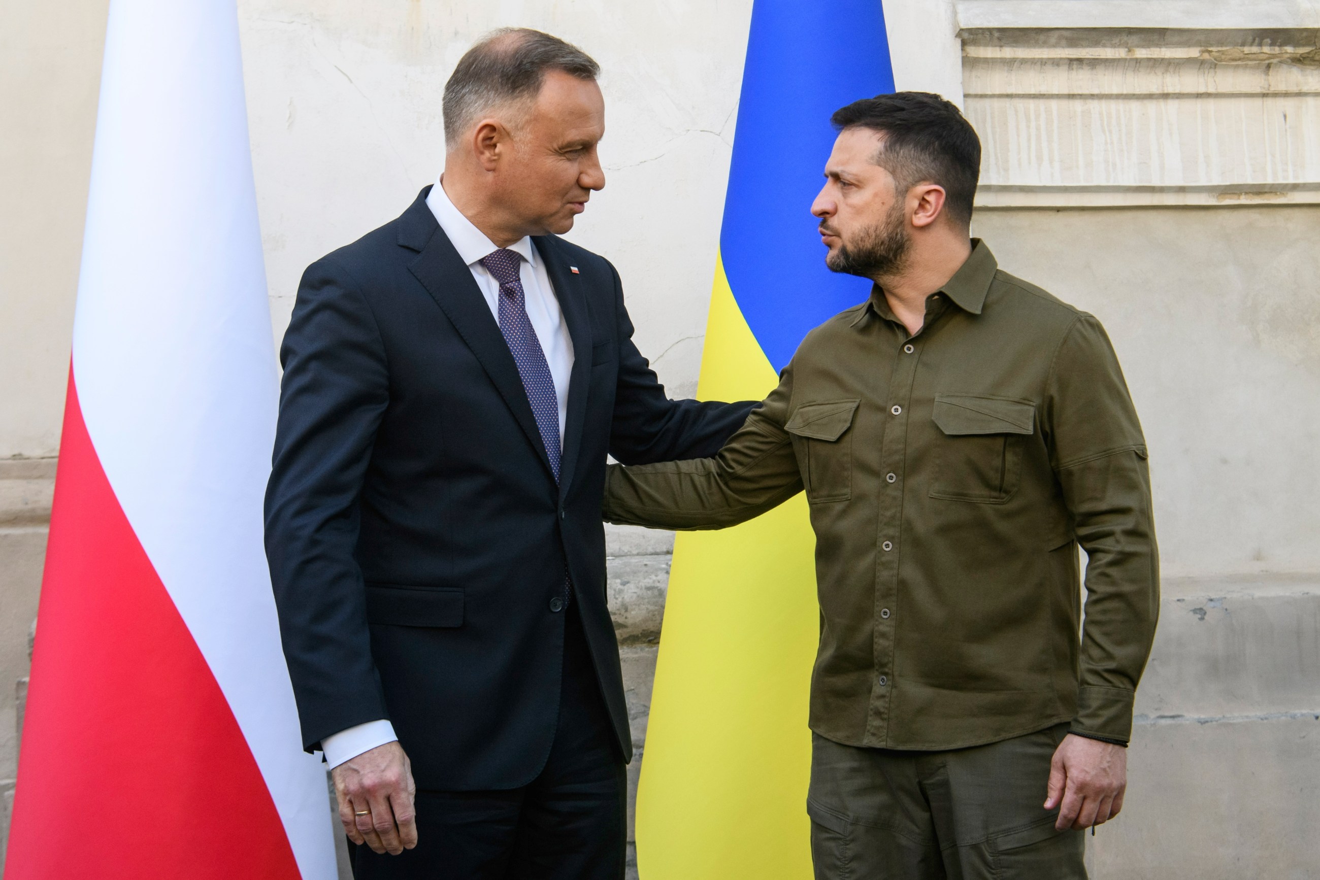 Andrzej Duda i Wołodymyr Zełenski