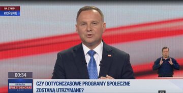 Andrzej Duda w TVP