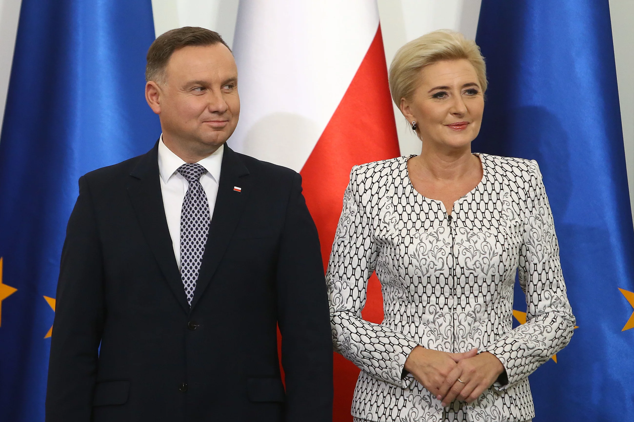 Andrzej Duda i Agata Kornhauser-Duda