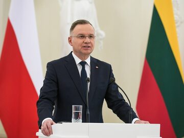 Andrzej Duda w Wilnie